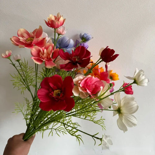 fleurs artificielles en soie pour décoration intérieure et extérieure - vue 3 sur 16