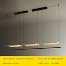 lustre suspendu moderne nordique éclairage design long et simple