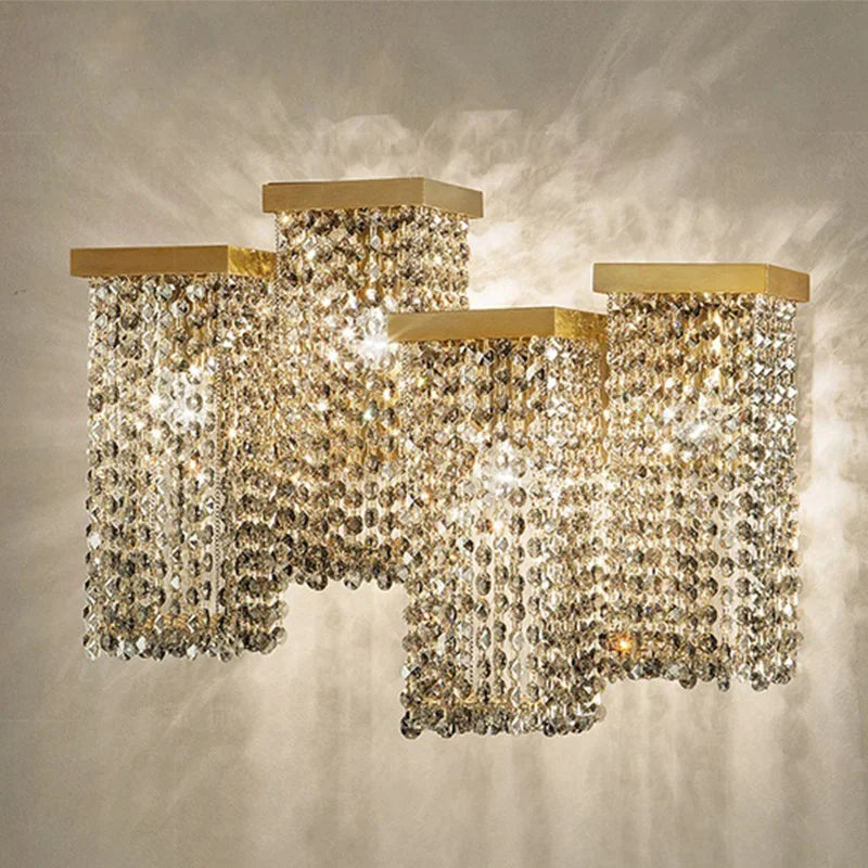lustre moderne en cristal pour décoration élégante et raffinée - vue 5 sur 11