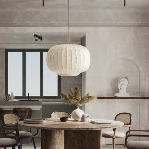 suspension en tissu de soie nordique pour décoration intérieure - vue 3 sur 9