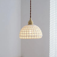 suspension loft vintage en céramique nordique led