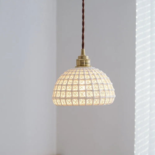 suspension loft vintage en céramique nordique led
