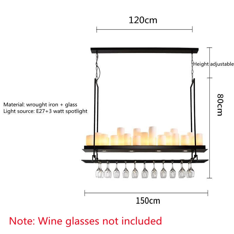 Nordique luxe salle à manger lustre intérieur salon table à manger lampes en verre simple cuisine île LED lustre éclairage - vue 20 sur 20