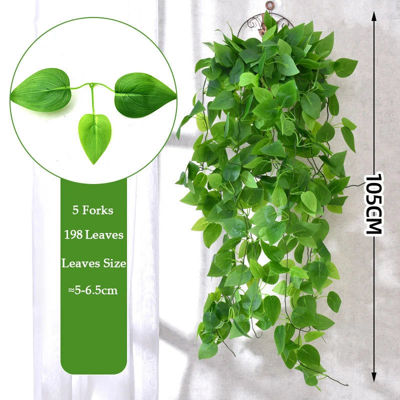 plantes artificielles à suspendre pour décoration intérieure et extérieure - vue 11 sur 14