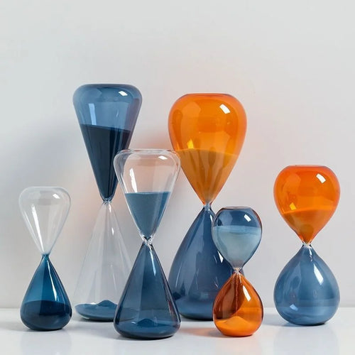 décoration sablier créative en verre pour intérieur élégant - vue 5 sur 16