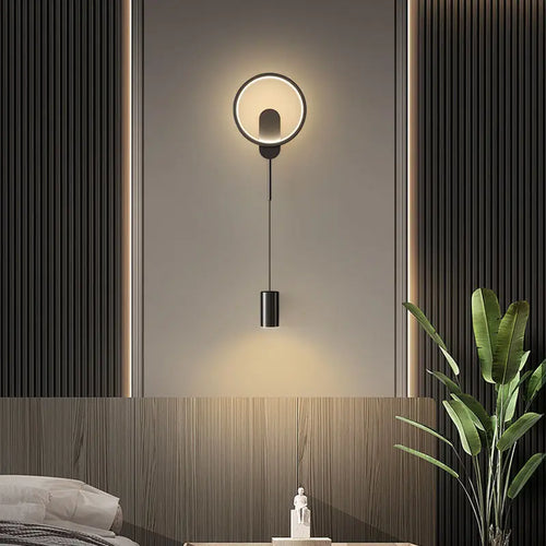 applique murale moderne à led luminaire suspendu décoratif et idéal - vue 3 sur 9