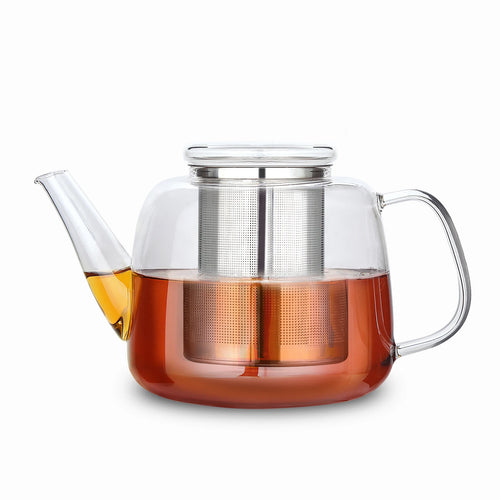 Théière verre borosilicate 15l infuseur inox amovible - vue 3 sur 6