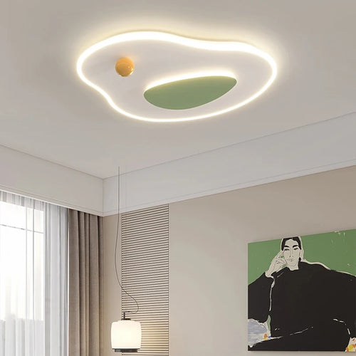 plafonnier led moderne rond carré pour intérieur - vue 6 sur 9