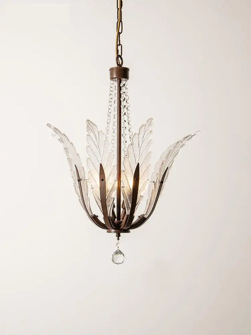 lustre art déco rétro pour éclairage intérieur moderne - vue 3 sur 9
