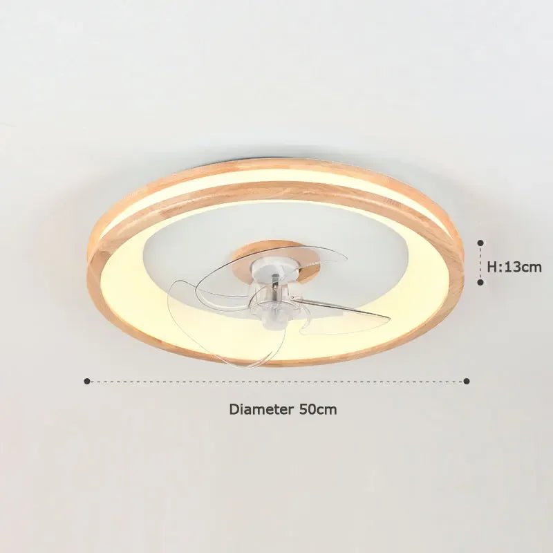 plafonnier oscillant créatif nordique avec lumière led et télécommande - vue 11 sur 11