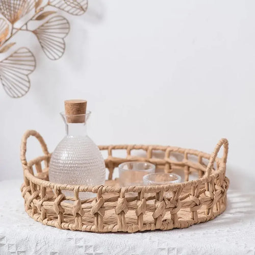 panier à fruits en osier tissé pour décoration et rangement - vue 4 sur 8