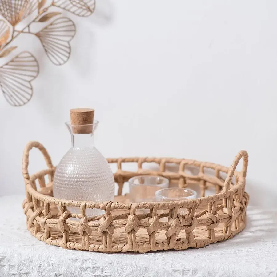 panier à fruits en osier tissé pour décoration et rangement - vue 4 sur 8