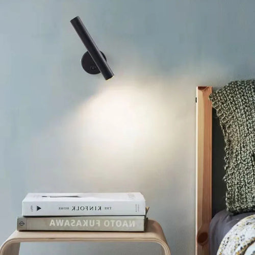 applique murale led rotative moderne pour lecture et détente - vue 3 sur 8