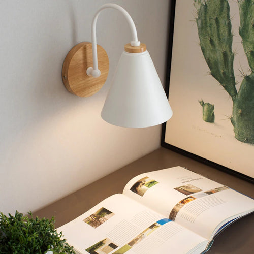 Applique murale nordique bois macaron - vue 6 sur 7