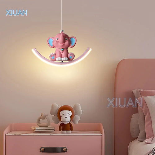 suspension créatives licorne éléphant ours pour enfants - vue 3 sur 10