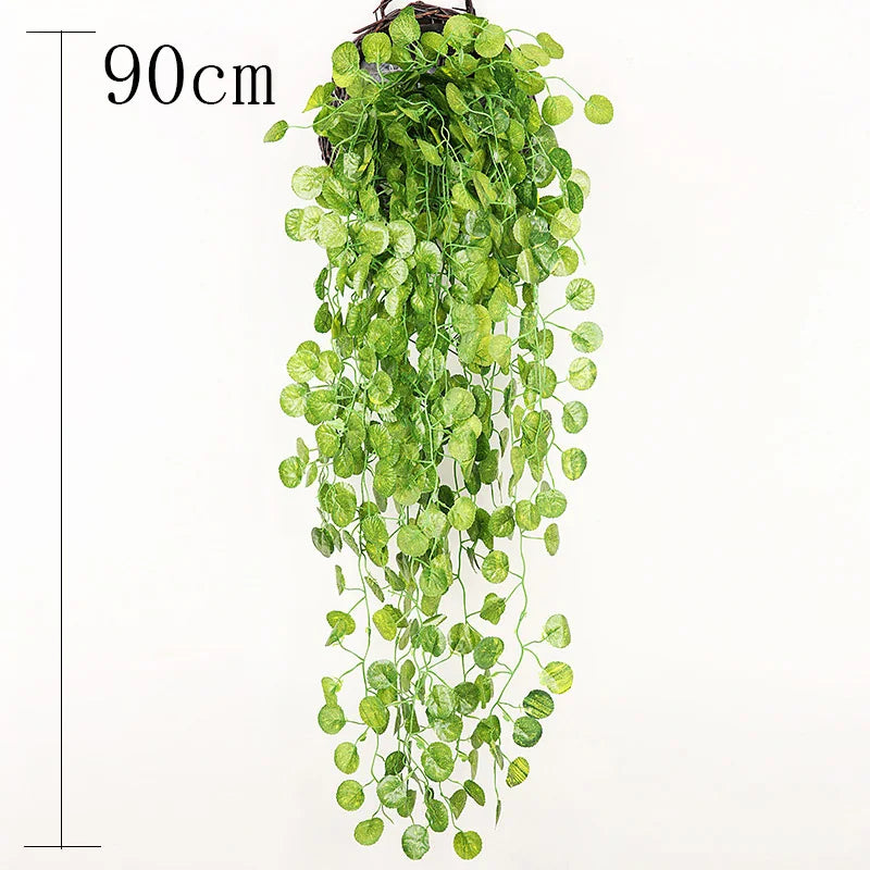 plantes artificielles en rotin à suspendre pour décoration intérieure et extérieure - vue 29 sur 29