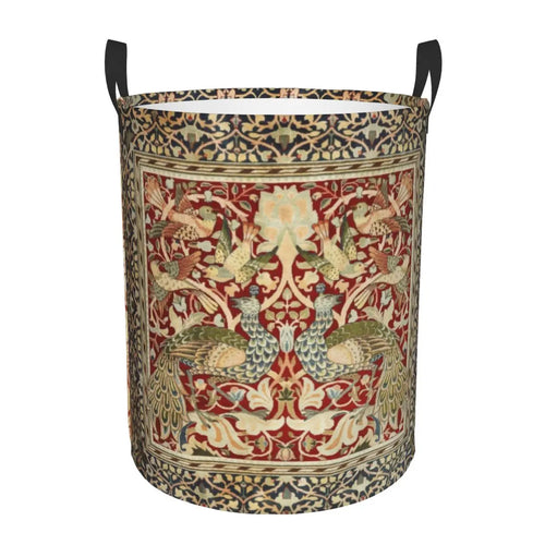 panier à linge pliable floral pour rangement jouets bébé - vue 24 sur 30