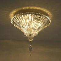 plafonnier en cristal éclairage intérieur décoratif luxe