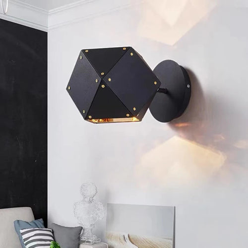 suspension led cube art déco style universel - vue 2 sur 27