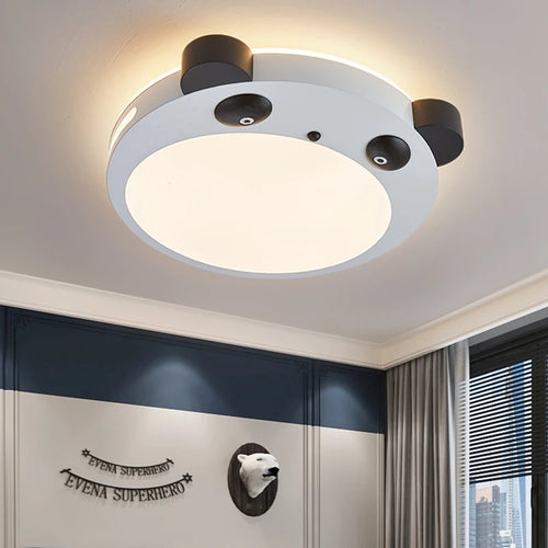 plafonnier led panda pour décoration chambre enfant - vue 2 sur 7