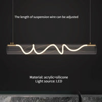 lustre design acrylique pour éclairage décoratif intérieur
