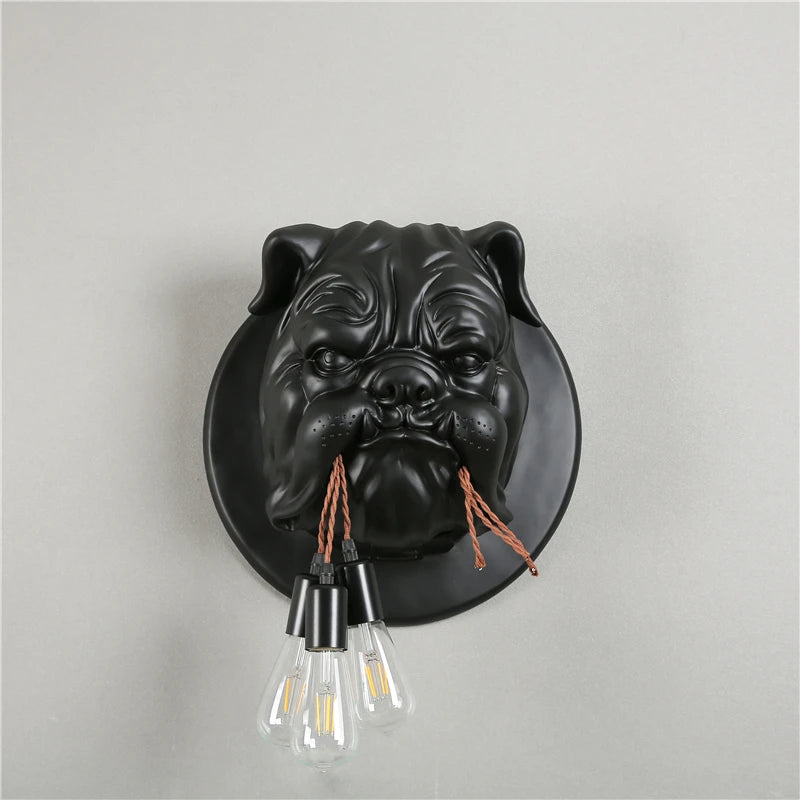 applique murale moderne en résine de gorille art déco led vintage - vue 9 sur 10