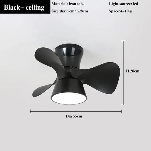 ventilateur de plafond lumineux pour espace commercial - vue 16 sur 17