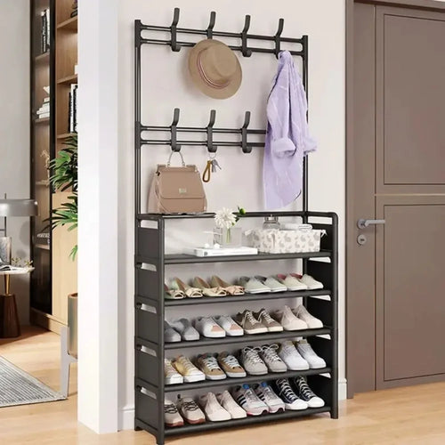 étagère à chaussures multifonction pour rangement et séchage - vue 2 sur 11
