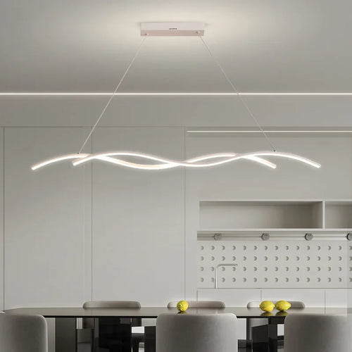 suspension moderne à led pour décoration intérieure élégante - vue 5 sur 12