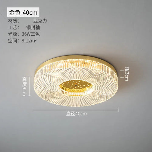plafonnier moderne à led design créatif en acrylique pour intérieur - vue 11 sur 10