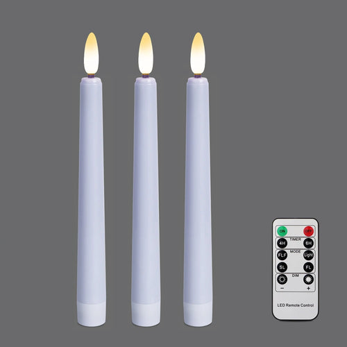 bougie led télécommandée avec minuterie pour décoration festive - vue 9 sur 11