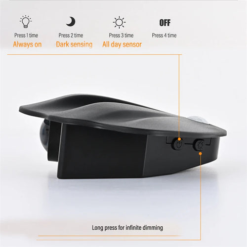 applique murale led intelligente sans fil avec capteur de mouvement usb - vue 6 sur 8