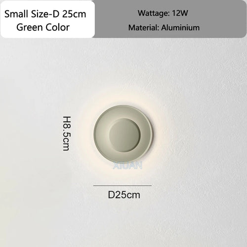 Designer Lamp Modern Round Ceiling Lamps Bedroom Ceiling Light White Red Green Living Room Atmosphere Wall Lights AC 220V 40cm