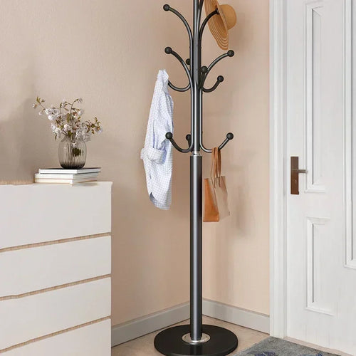 porte-manteau moderne en métal forme d'arbre pour économiser de l'espace - vue 3 sur 13