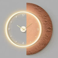 horloge murale à led design moderne pour décoration intérieure