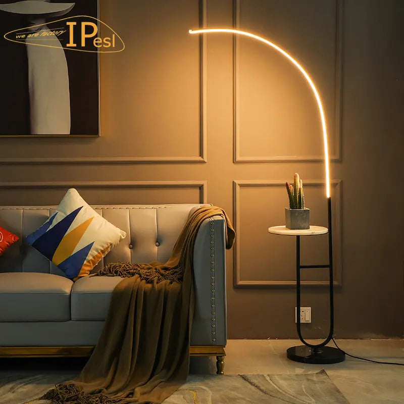 lampadaire led minimaliste moderne pour décoration maison