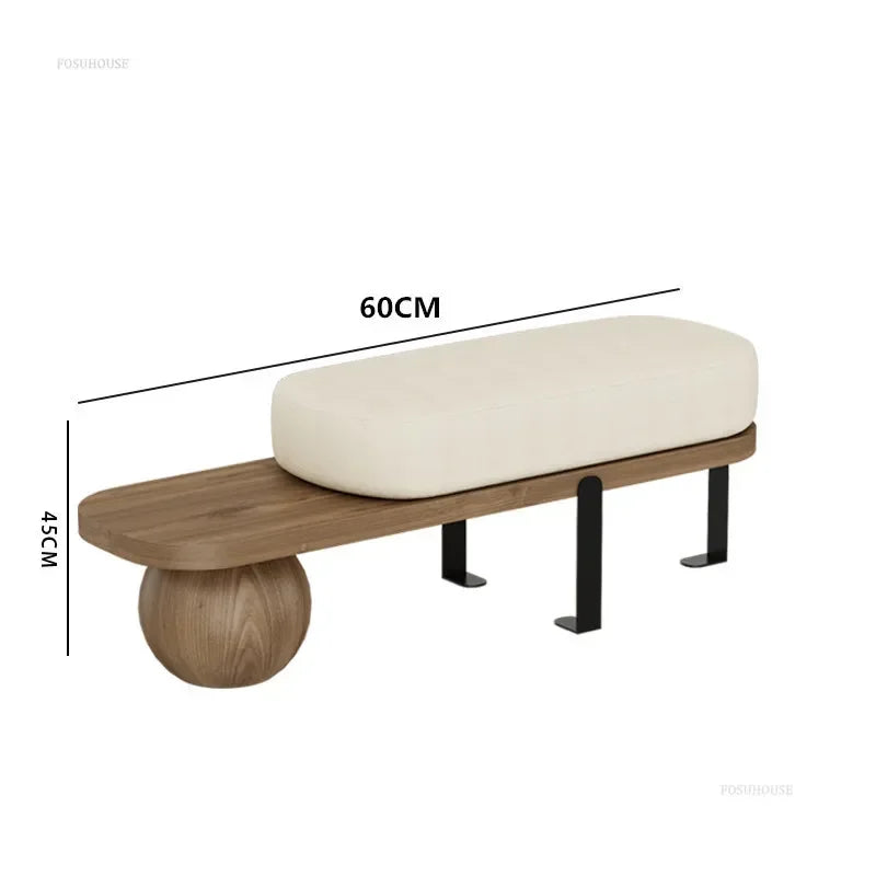 banc en bois massif multifonctionnel pour intérieur élégant - vue 14 sur 19