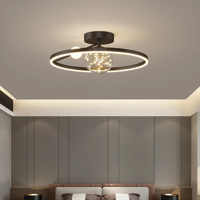 lustre led moderne pour un éclairage intérieur élégant - vue 5 sur 13