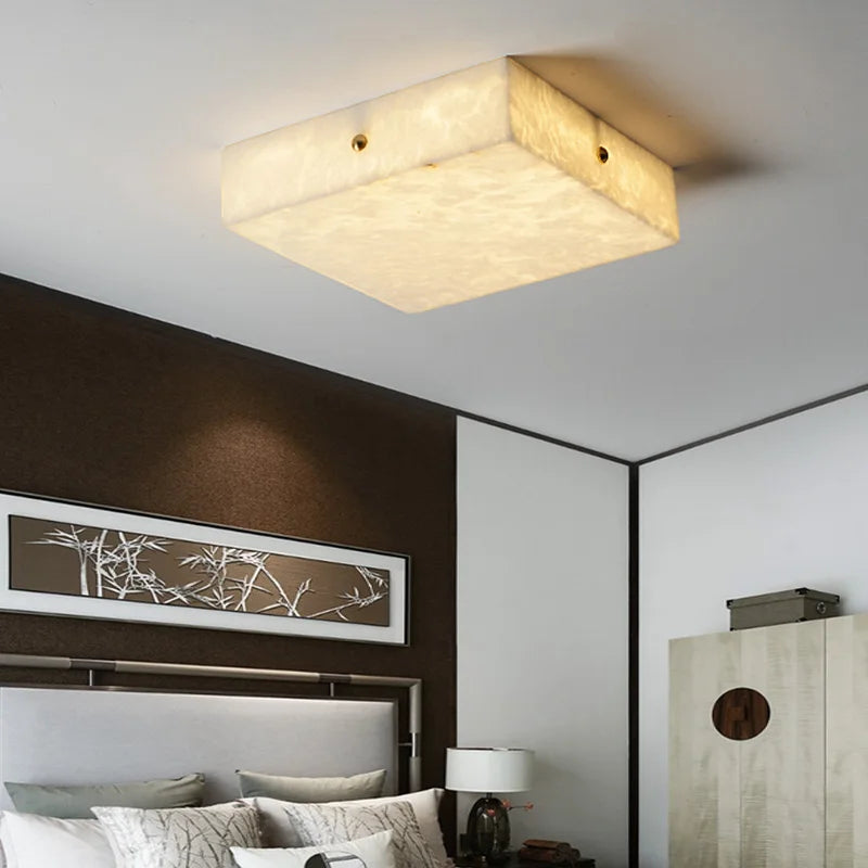 plafonnier en cuivre moderne style chinois pour intérieur élégant - vue 3 sur 9
