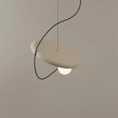 suspension led 3d design avec boule mobile et cordon ajustable