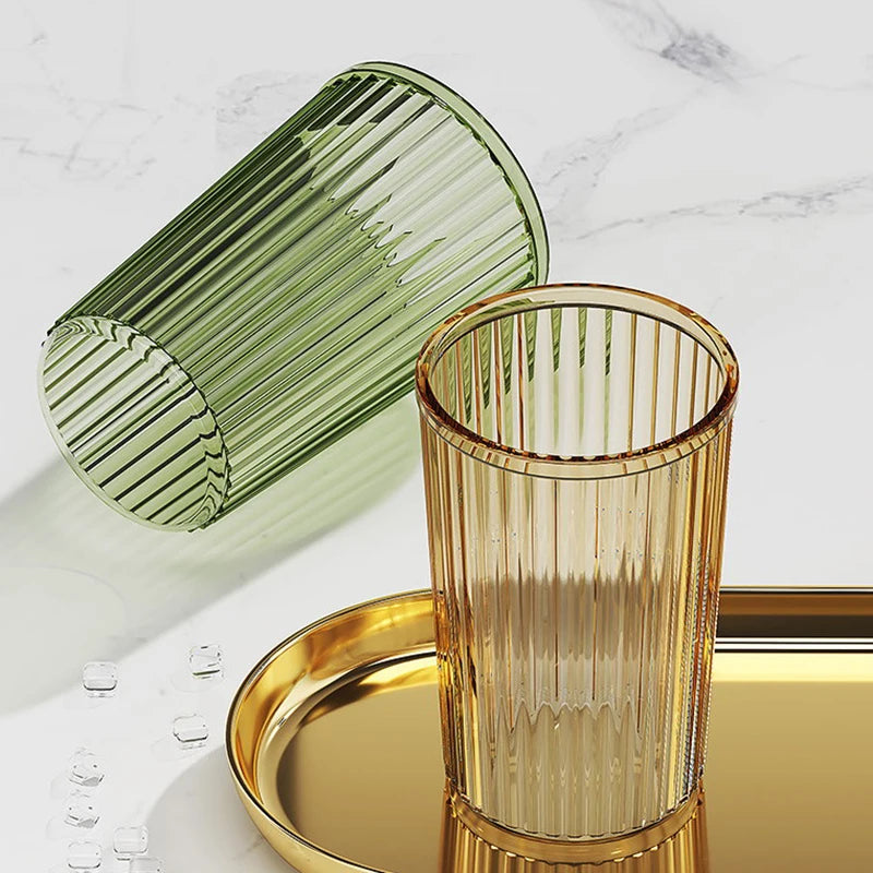 gobelet en acrylique pour brosse à dents accessoires de salle de bain - vue 6 sur 10