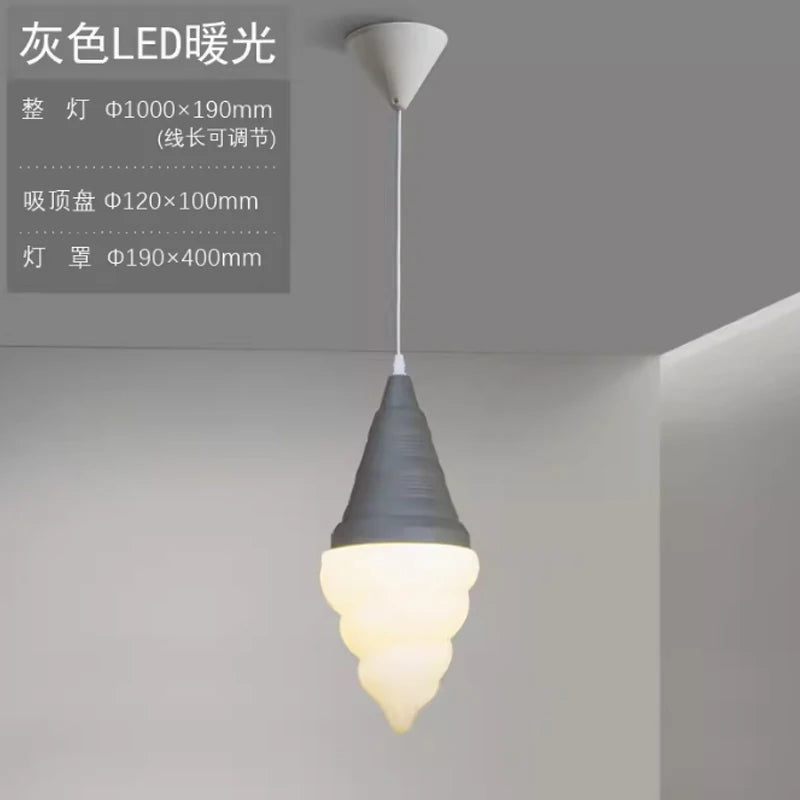 suspension créative en forme de crème glacée moderne - vue 8 sur 15