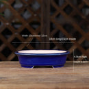 pot de fleurs rond en sable pour bonsaï rétro et succulentes