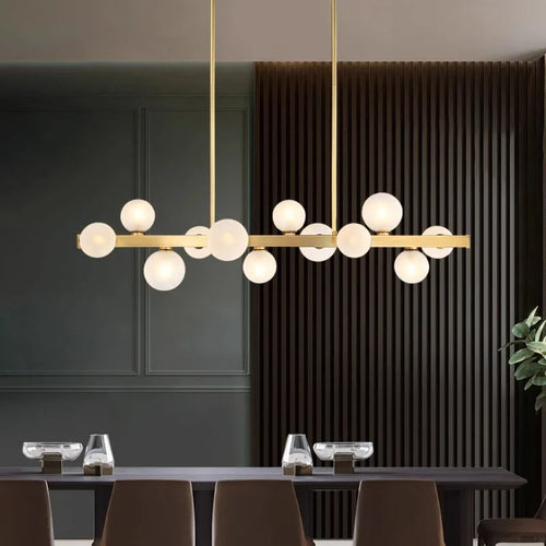 lustre Salle à manger moderne éclairage intérieur led décoratif - vue 4 sur 14