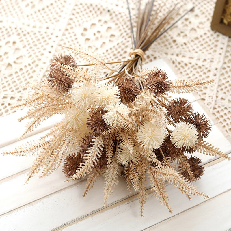 lot de boules de fleurs artificielles pour décoration et bricolage - vue 5 sur 9