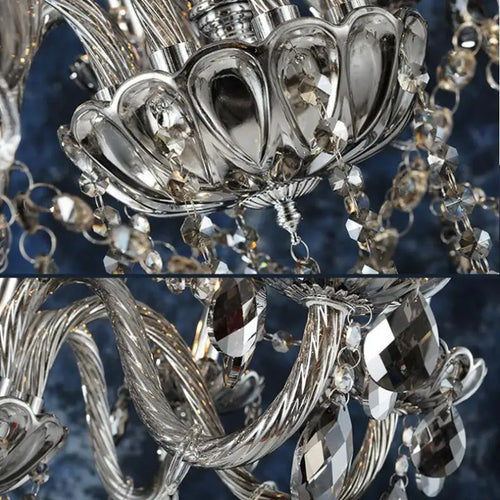 lustre en cristal pour éclairage moderne et élégant - vue 7 sur 15