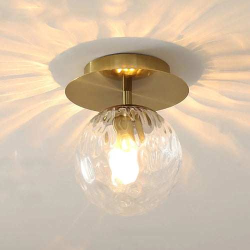 plafonnier moderne en verre design pour un éclairage élégant