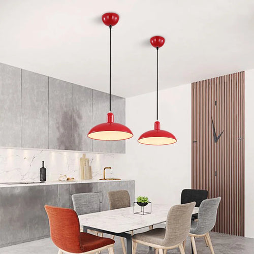 lustre moderne minimaliste restaurant kaiser style industriel led - vue 5 sur 9