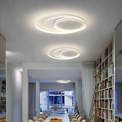 plafonnier led encastré étoiles romantique moderne pour enfants - vue 5 sur 12