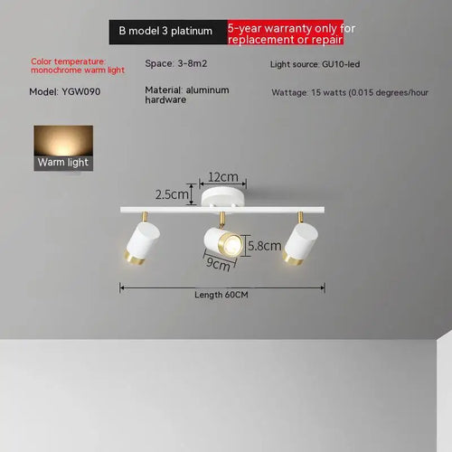 haoze gu10 led plafonniers maison magasin - vue 13 sur 17